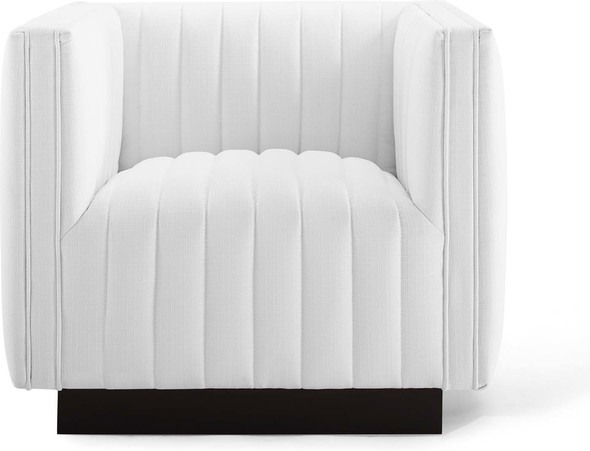 black and white arm chairs Modway Furniture Sofas and Armchairs Chairs White