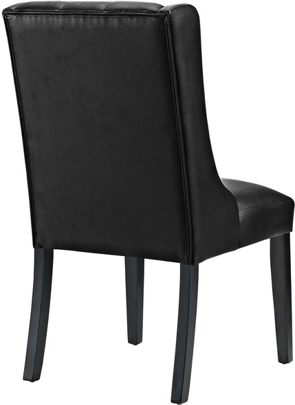 blush pink dining table and chairs Modway Furniture Dining Chairs Black