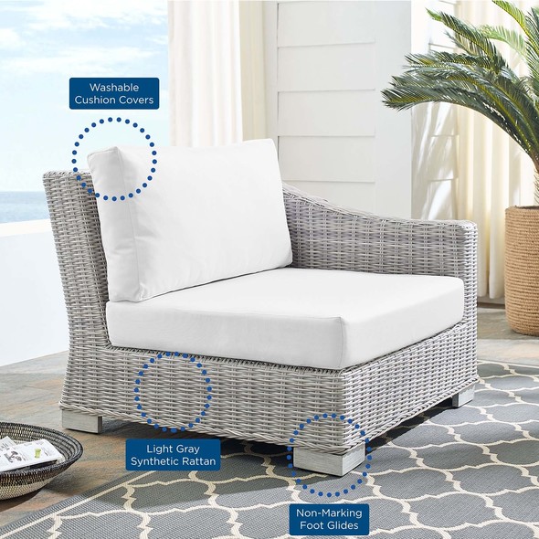 places that sell patio furniture Modway Furniture Daybeds and Lounges Light Gray White