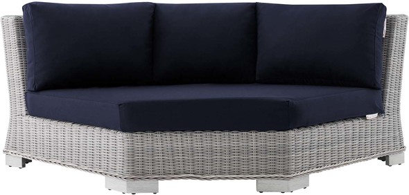white outdoor conversation sets Modway Furniture Sofa Sectionals Light Gray Navy