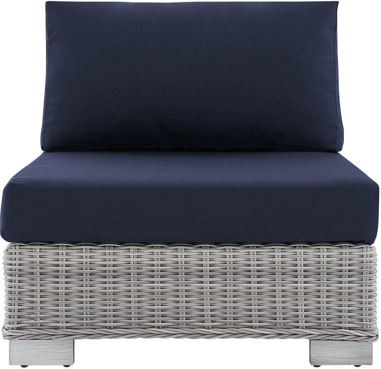 club table and chairs Modway Furniture Daybeds and Lounges Light Gray Navy
