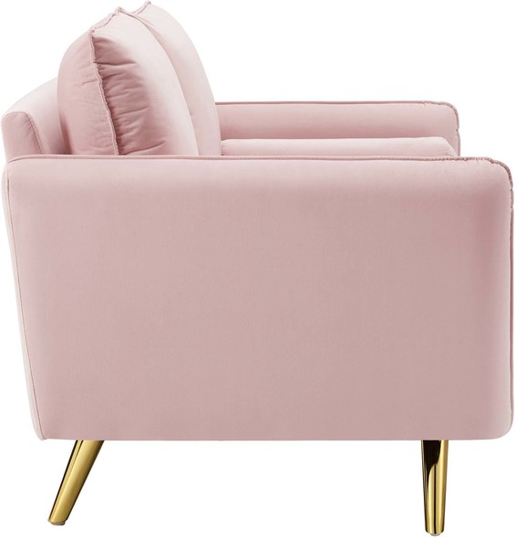 l size couch Modway Furniture Sofas and Armchairs Pink