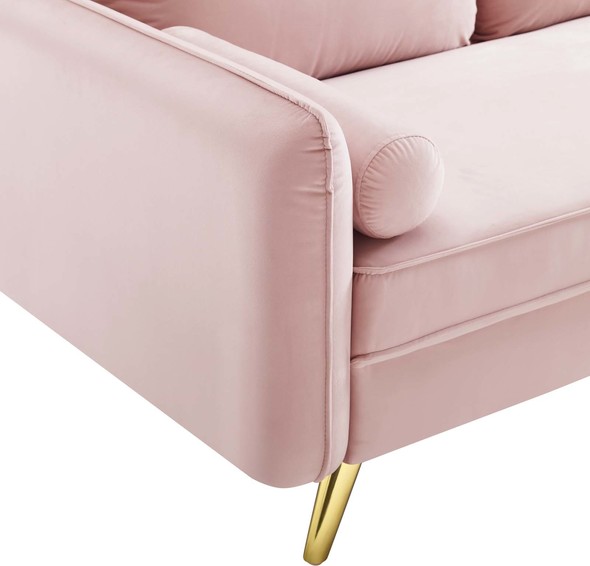 l size couch Modway Furniture Sofas and Armchairs Pink