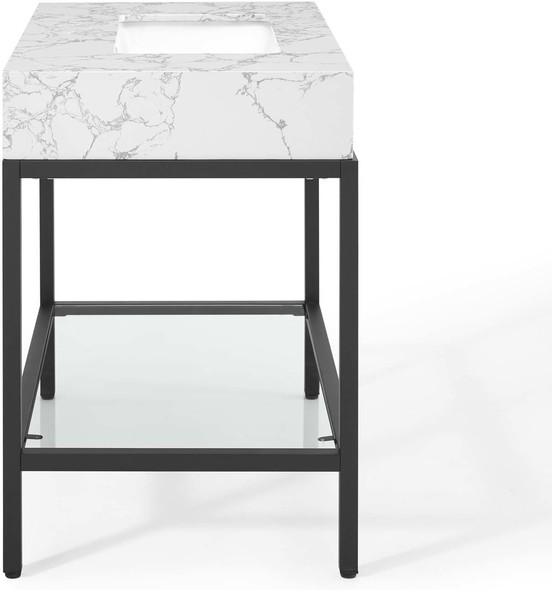 basin vanity design Modway Furniture Vanities Black White