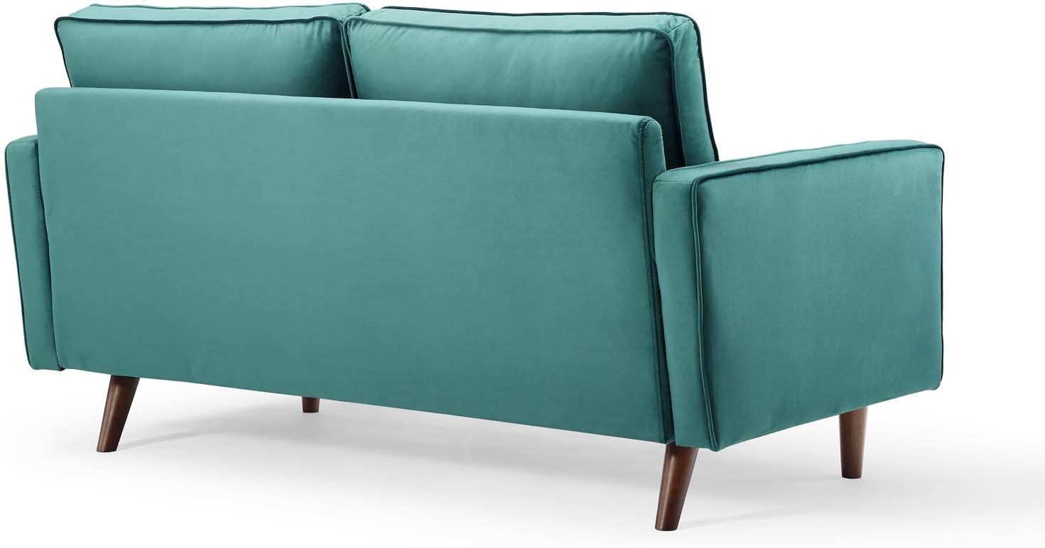 sleeper settee Modway Furniture Sofas and Armchairs Teal