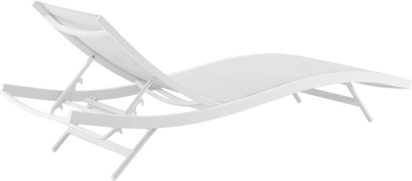 outdoor daybed cushion Modway Furniture Daybeds and Lounges Outdoor Beds White White