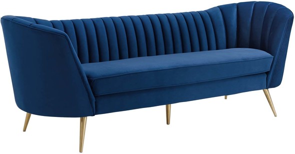 large navy blue sectional couch Modway Furniture Sofas and Armchairs Navy