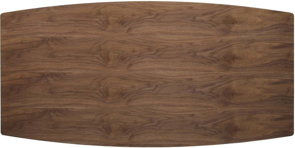 round kitchen table with leaf Modway Furniture Bar and Dining Tables Dining Room Tables Walnut