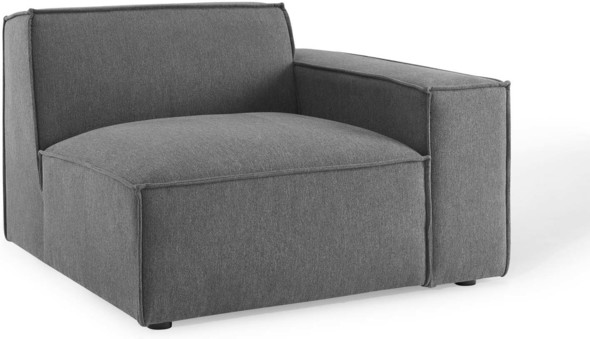 sectional couches nearby Modway Furniture Sofas and Armchairs Charcoal