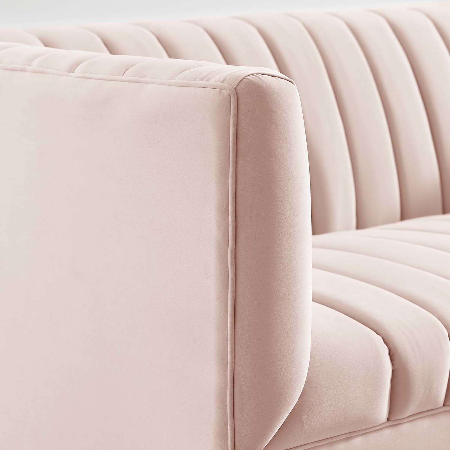 small couches Modway Furniture Sofas and Armchairs Pink