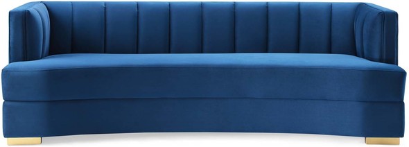 microfiber sectional with pull out bed Modway Furniture Sofas and Armchairs Navy