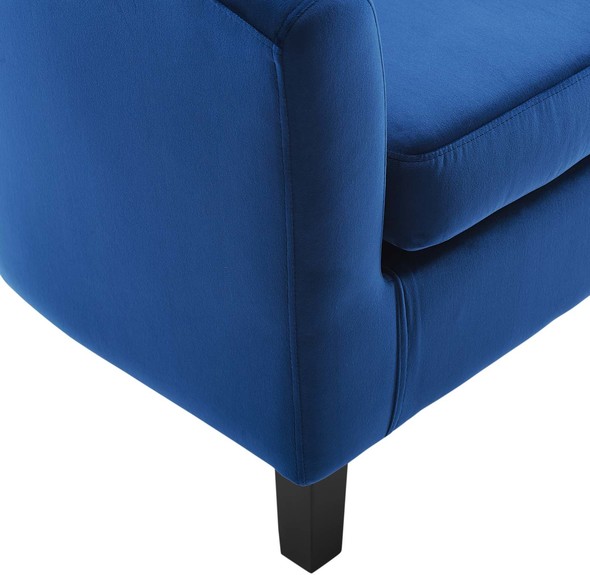 blue accent chair for bedroom Modway Furniture Sofas and Armchairs Navy