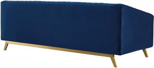 sectional sleeper sofa with storage chaise Modway Furniture Sofas and Armchairs Navy