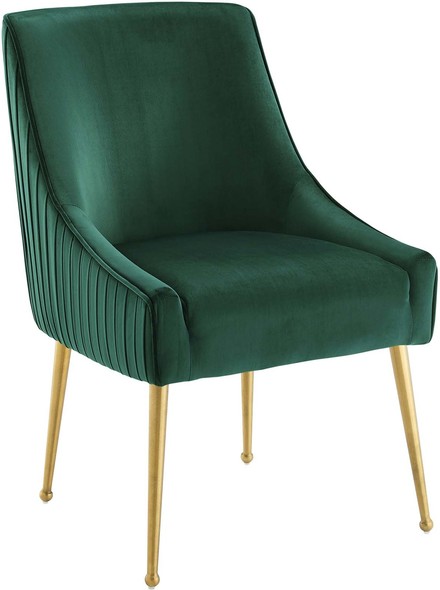 velvet studded dining chairs Modway Furniture Dining Chairs Green
