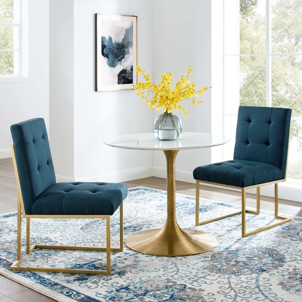 small dining room table with bench Modway Furniture Dining Chairs Gold Azure