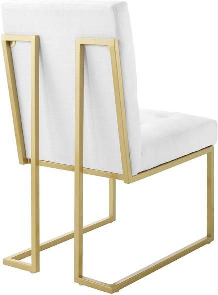 high top dining table and chairs Modway Furniture Dining Chairs Gold White