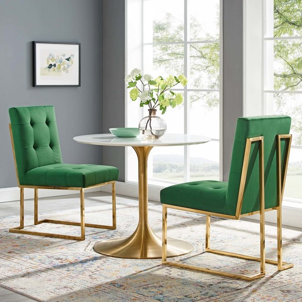 popular dining room chairs Modway Furniture Dining Chairs Gold Emerald