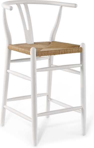 swivel bar stool chairs with backs Modway Furniture Bar and Counter Stools White