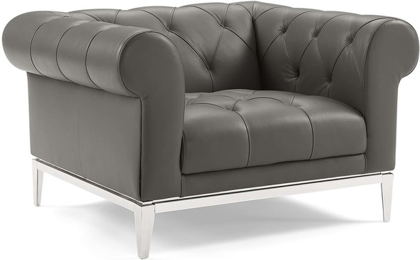 sectional seating Modway Furniture Sofas and Armchairs Gray