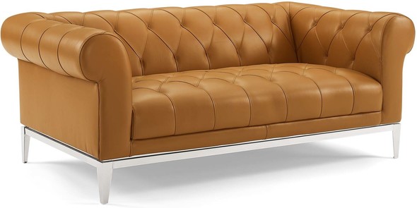 modern sofa fabric Modway Furniture Sofas and Armchairs Tan