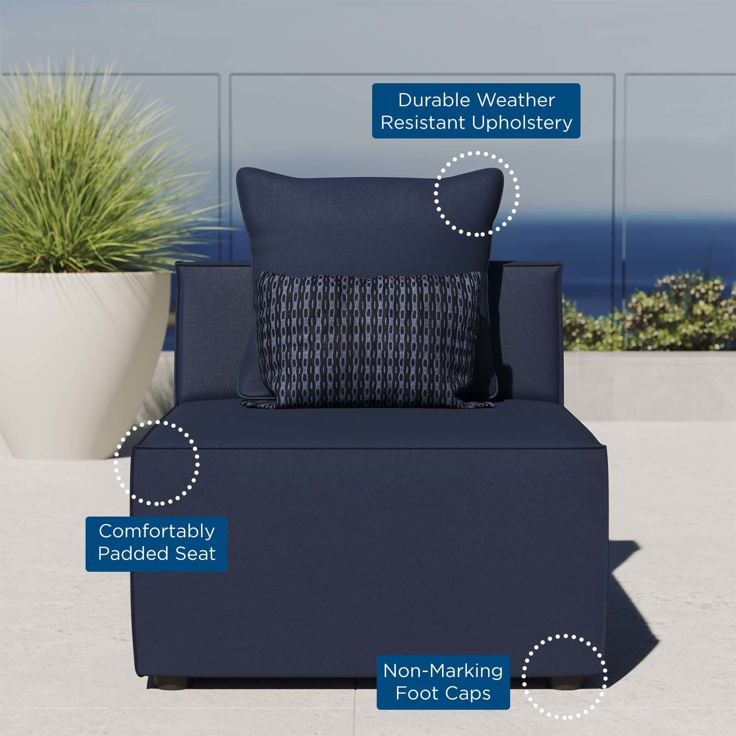 sofa design sofa design Modway Furniture Sofa Sectionals Navy Blue