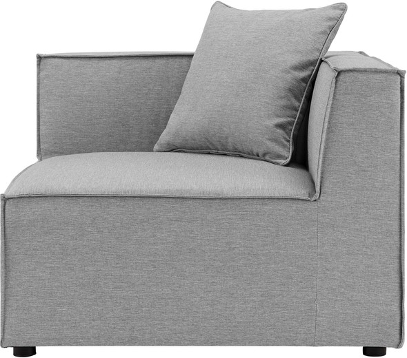 couch and chaise set Modway Furniture Sofa Sectionals Gray