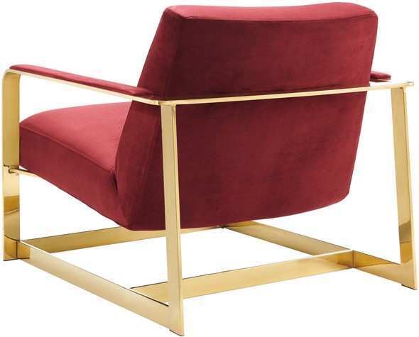 slipper chairs for sale Modway Furniture Sofas and Armchairs Gold Maroon