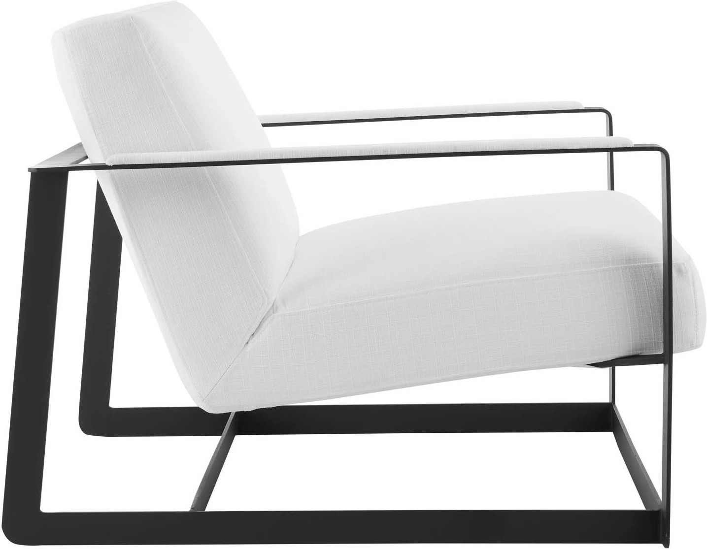 couch with accent chairs Modway Furniture Sofas and Armchairs Black White