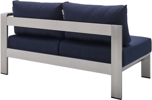 black couch for sale near me Modway Furniture Sofa Sectionals Silver Navy