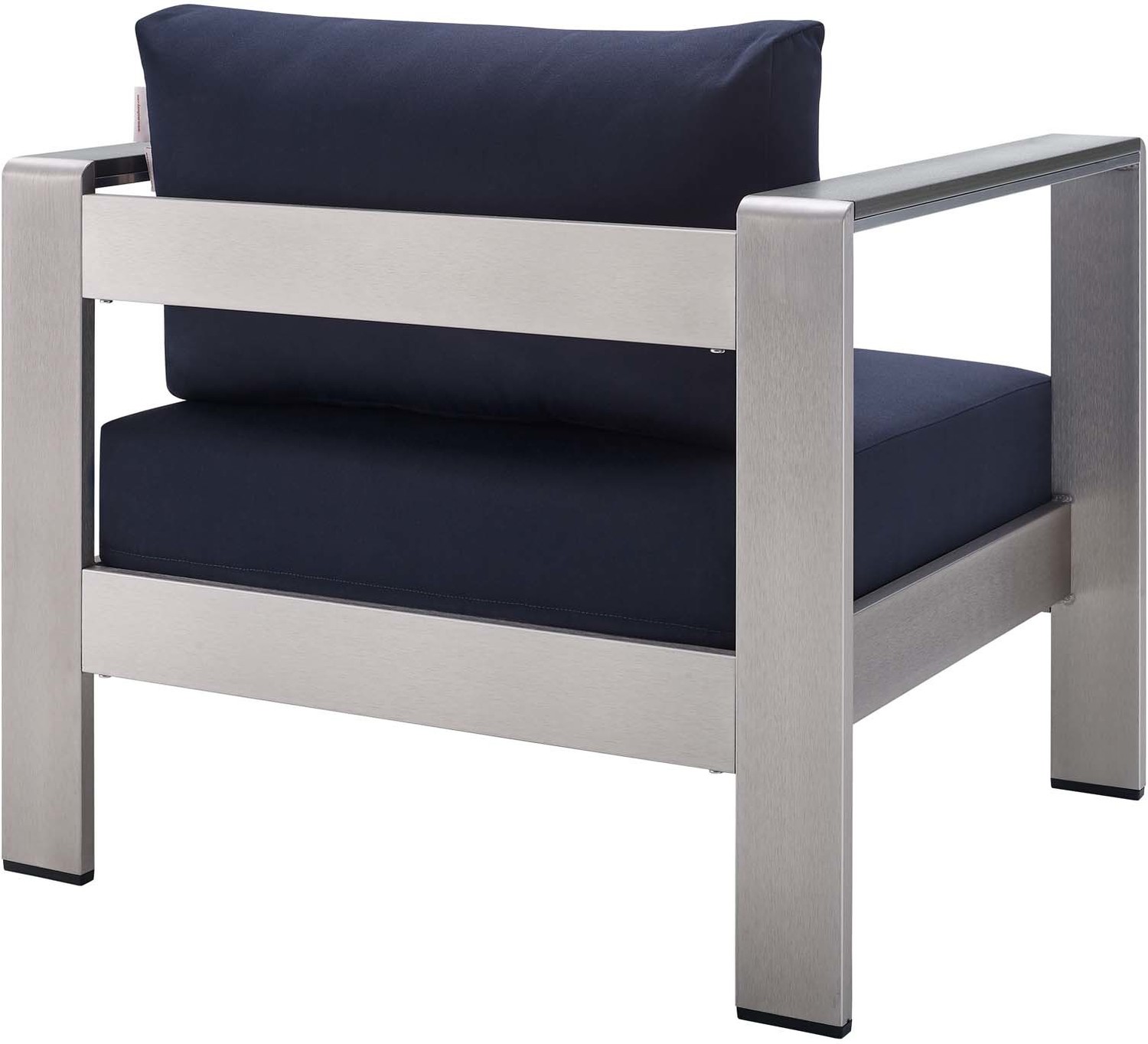 small sofa chairs for living room Modway Furniture Sofa Sectionals Silver Navy