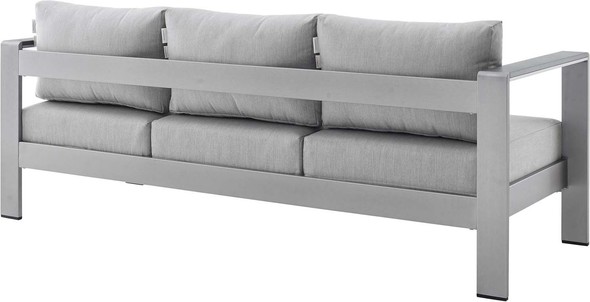 best sleeper sectional for small spaces Modway Furniture Sofa Sectionals Silver Gray