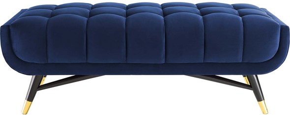 ikea patterned chair Modway Furniture Benches and Stools Ottomans and Benches Midnight Blue
