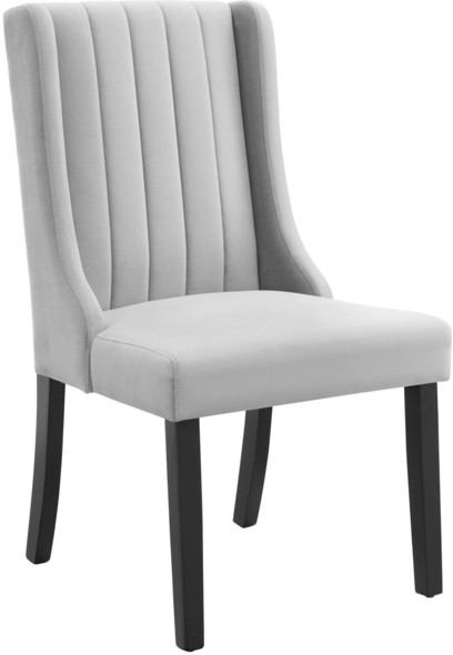 dining chairs black and white Modway Furniture Dining Chairs Light Gray