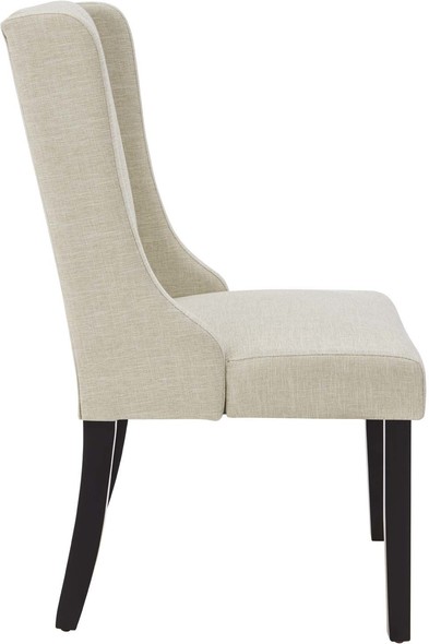 beige dining chairs set of 2 Modway Furniture Dining Chairs Beige