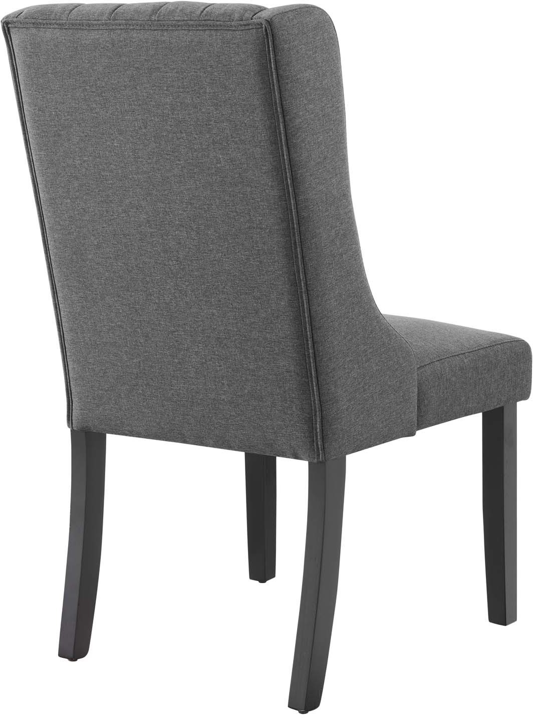 white kitchen chairs set of 2 Modway Furniture Dining Chairs Gray