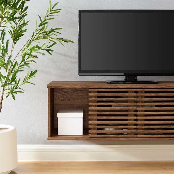 tv entertainment Modway Furniture Decor Walnut