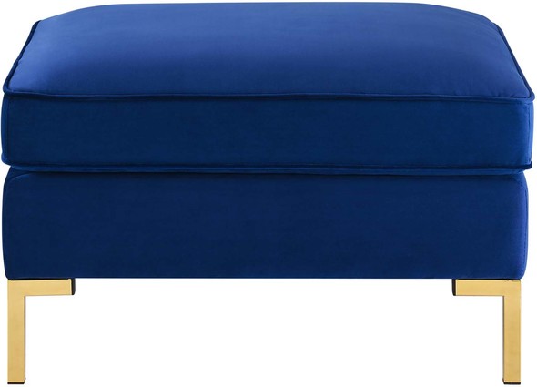 modern velvet sofa Modway Furniture Sofas and Armchairs Navy