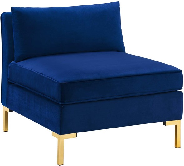 modern brown sofa Modway Furniture Sofas and Armchairs Navy
