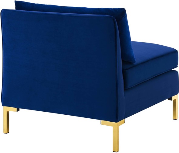 cheap sectional couches for sale Modway Furniture Sofas and Armchairs Navy
