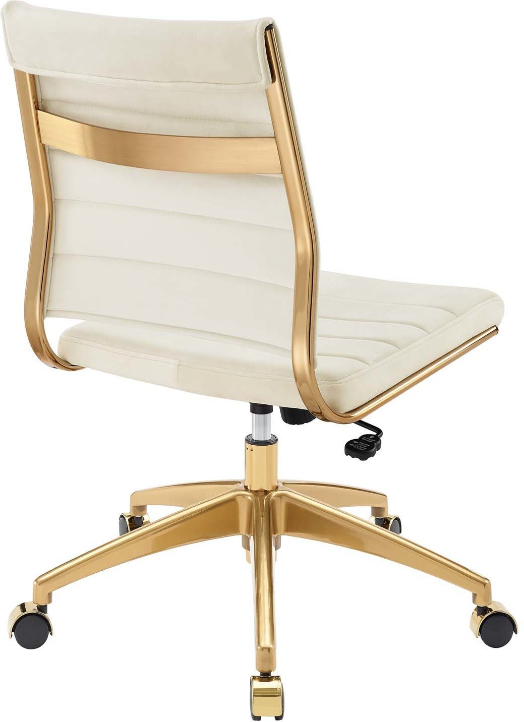 grey desk chair with wheels Modway Furniture Office Chairs Office Chairs Ivory