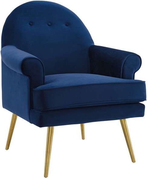 couch with accent chairs Modway Furniture Sofas and Armchairs Navy
