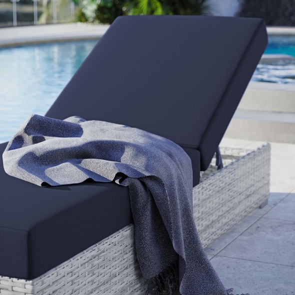 canvas covers for outdoor furniture Modway Furniture Daybeds and Lounges Light Gray Navy