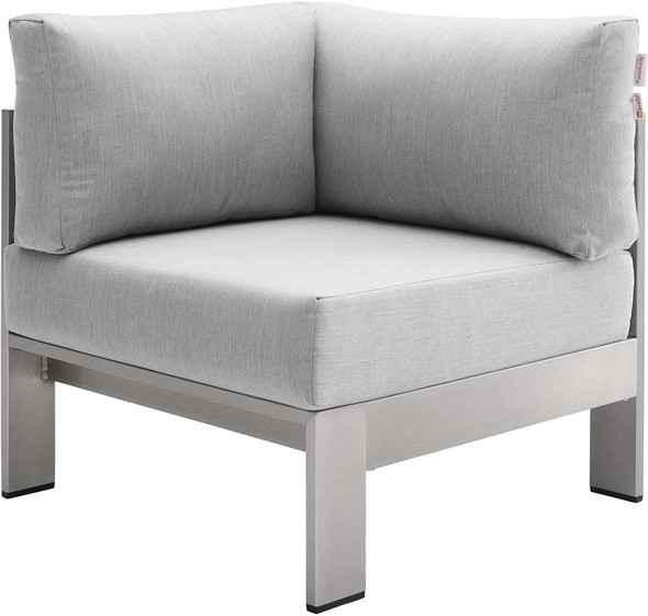 gray couches for sale Modway Furniture Sofa Sectionals Silver Gray