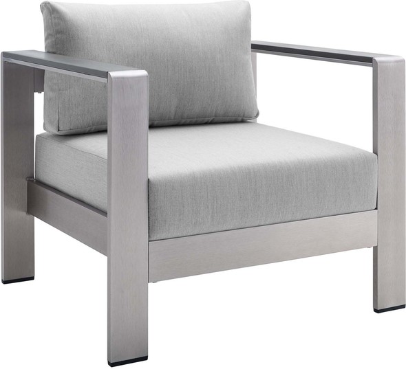 best corner garden sofa Modway Furniture Sofa Sectionals Silver Gray