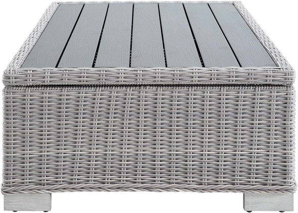 cheap aluminum patio furniture Modway Furniture Sofa Sectionals Light Gray White