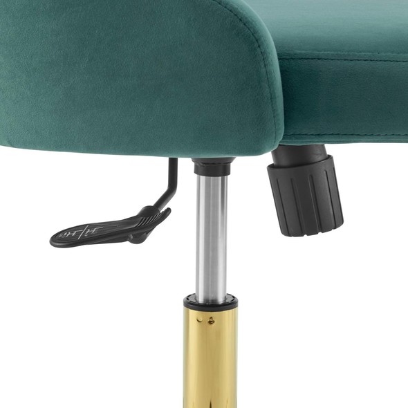 back support for chair office Modway Furniture Office Chairs Gold Teal