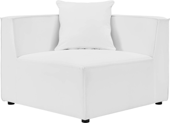 black pull out bed couch Modway Furniture Sofa Sectionals White
