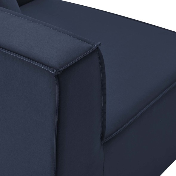 small couch with chaise Modway Furniture Sofa Sectionals Navy