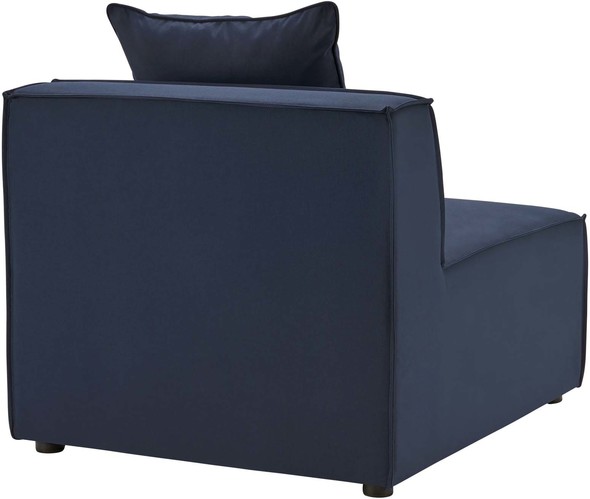 small couch with chaise Modway Furniture Sofa Sectionals Navy