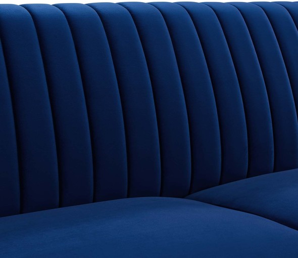 wrap around sectional couch Modway Furniture Sofas and Armchairs Navy